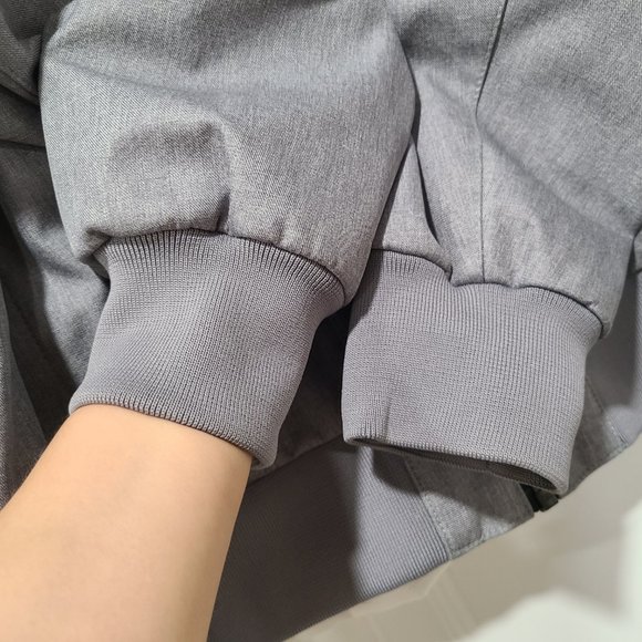 Michael Kors Bomber Jacket Gray Size M - Picture 8 of 10